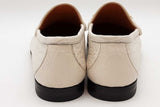 Gucci White Leather Crocodile Horsebit Loafers Size 6 Eb1225rxzde