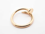 Cartier Juste Un Clou Ring In 18k Yellow Gold 9.5 Gram Size 63/10.25 Fw0526exzde