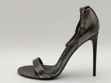 Tom Ford Snakeskin Sandals Metallic Black Size 41 Aa0826crsa
