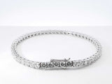 5.5 Cttw Diamond & 14k White Gold Tennis Bracelet 11.1 Grams 7 Inch Fw0926lrxzdu