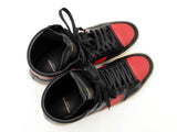 Yves Saint Laurent Sl/10h Court Classic Sneakers  Black & Red Sz 10.5 Fw0126crdu