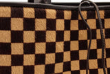 Louis Vuitton Damier Sauvage Impala Calf Hair Top Handle Bag Eb0826wrxsa