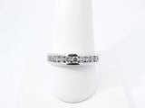 0.77 Cttw Diamond & 14k White Gold Channel-set Wedding Ring 3.9 Grams Size 8.75 Fw0726crxdu