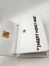 Off White Jitney 1.4 Top Handle Bag In White Eb0425opxsa