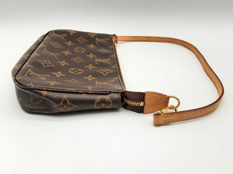 Louis Vuitton Pochette Brown Monogram Shoulder Clutch Do1024rxzde