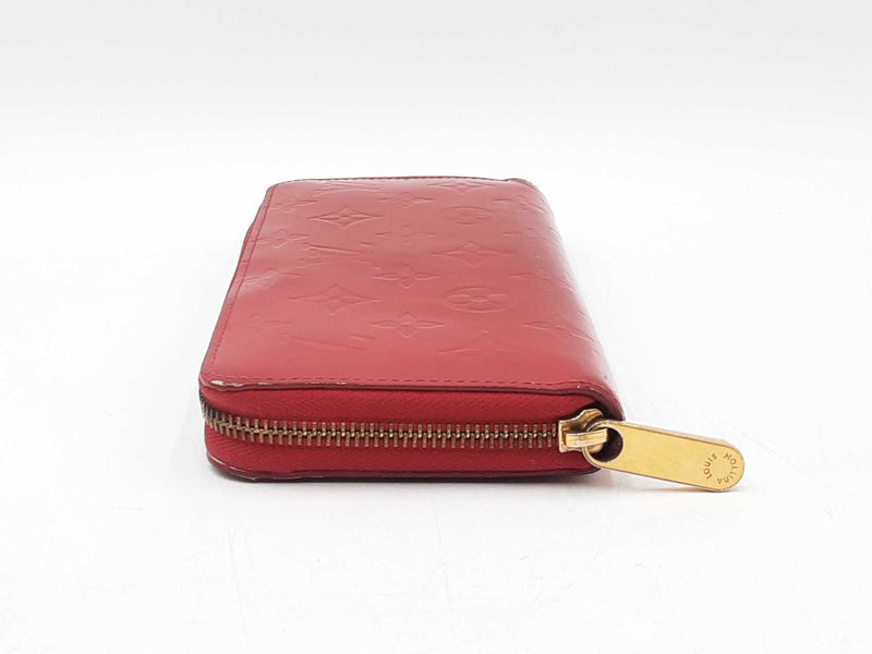 Louis Vuitton Zippy Wallet In Pomme D'amour Monogram Vernis Leather Fw0925lrxdu