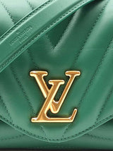 Louis Vuitton New Wave Chain Bag In Emerald Green Leather Fw0825lorxdu
