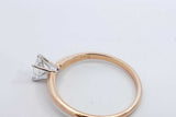 0.26ctw Princess Cut Diamond 14k Yellow Gold Ring 1.8 Grams Size 7 Eb0526opxdu