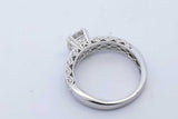 1.49cttw Diamond 18k White Gold Ring 4 Grams Size 6.25 Eb0626loxzde