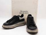 Alexander Mcqueen Oversize Sneaker Iridescent Holographic Black Size 9.5 Aa0626crsa