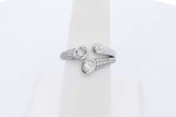 1.26cttw Lab Grown Diamond Ring In 14k White Gold 5.33 Grams Size 7 Eb0726llxzde
