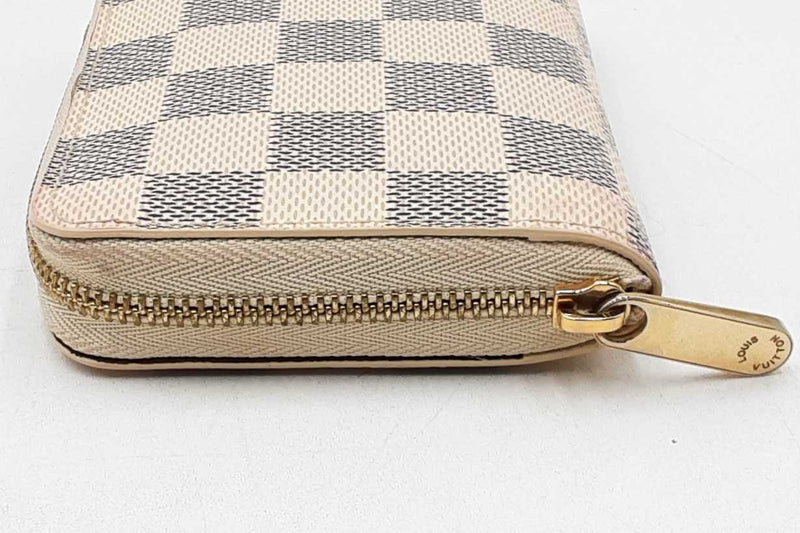 Louis Vuitton Damier Azure Zippy Coin Purse Wallet Eb1125lrxdu