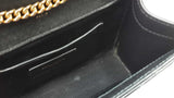 Yves Saint Laurent Envelope Shoulder Bag In Black Matelassé Leather Fw0425czxdu