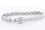 2.64ctw Diamond Bracelet In 18k White Gold 55.6 Grams 8 Inch Eb0225ocxzsa