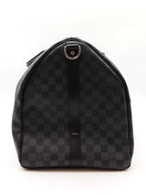 Louis Vuitton Keepall Bandoulière 55 In Damier Graphite Coated Canvas Fw0726lxzxdu