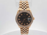14k Yellow Gold Rolex Datejust 36mm Automatic Watch Aa0825cizxsa