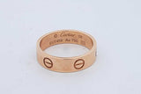 Cartier 18k Yellow Gold Love Ring 6.6 Grams Size 58 Eb0826exzde