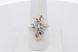 0.56cttw Diamond Ring In 14k Yellow Gold 8 Grams Size 8 Eb0726irrsa