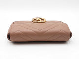 Gucci Marmont Super Mini Bag In Taupe Matelassé Leather Fw0126wzxdu