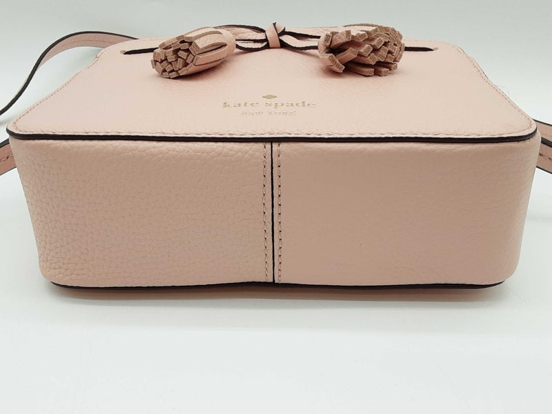 Kate Spade Hayes Street Arla Rose Smoke Pink Leather Crossbody Bag Do0825oxde