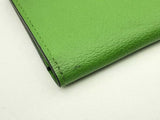 Hermès R.m.s. Card Holder In Green Evercolor Calfskin Fw0125oxzsa