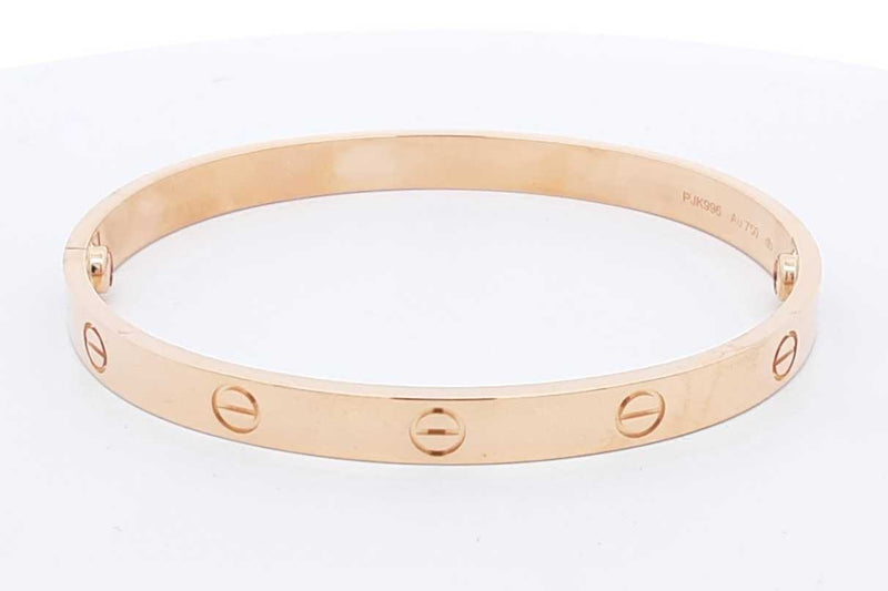 Cartier 18k Yellow Gold Love Bracelet Size 19 37.2 Grams Eb0924wrxzsa