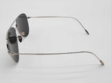 Giorgio Armani Ar6049 Steel Metal Frames Gray Lens Aviator Sunglasses Do0726rxde