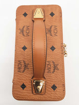Mcm Mini Rockstar Cognac Tan Visetos Vanity Case Crossbody Bag Do1025pxzde