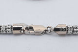 14k White Gold Diamond Cut Rope Chain Necklace 32.5 Grams 26 Inch Eb0726olxzsa