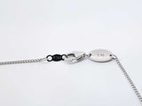 1.24 Cttw Double Vertical Drop Pendant Necklace In 14k White Gold 4.7 Grams 20 Inch Fw0626sirdu