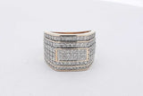 2.96cttw Diamond Ring In 10k Yellow Gold 9.2 Grams Size 10 Eb0726cxzsa