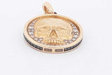 David Yurman 18k Yellow Gold Life & Death Duality Amulet Diamonds Eb1225wxxzsa