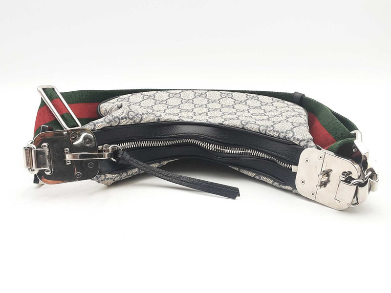 Gucci Supreme Monogram Textured Calfskin Shoulder Bag Sd0825izxsa