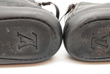 Louis Vuitton Damier Infini Black Leather High Top Sneakers Size 11 Eb0426lxzde
