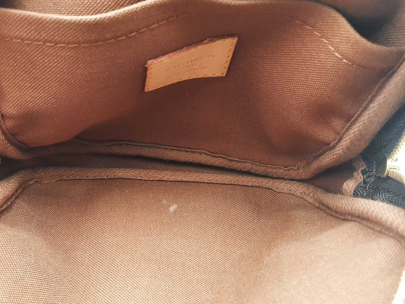 Louis Vuitton Monogram Bosphore Bum Bag Brown Aa0425eicsa