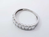 0.98 Cttw Lab-grown Diamond & 14k Gold Wedding Ring 1.5g Size 6.75 Fw0326pordu