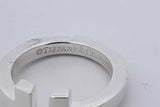 Tiffany & Co. T Wire Sterling Silver Ring 4 Grams Size 4 Eb1125crdu