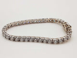 10.0 Cttw Lab Grown Diamonds 14k Wg 14.4g Bracelet 7 In Do0224oerxmia