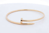 Cartier Juste Un Clou 18k Yellow Gold Bracelet 9.9 Grams Size 18 Eb0824olxzsa