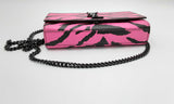 Yves Saint Laurent Pink Zebra Shoulder Bag MSRRZDU 144010024189