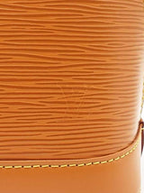 Louis Vuitton Alma Bb Bag In Honey Gold Epi Leather & Jacquard Bandoulière Strap Fw0626lzxzdu