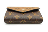 Louis Vuitton Monogram Reverse Canvas Victorine Wallet Eb0726orxde