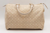 Louis Vuitton Monogram Mini Lin Canvas Speedy 30 Eb0726oxzsa