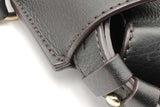 Mcm Black Leather Flap Top Handle Crossbody Satchel Bag Eb0926lxzsa