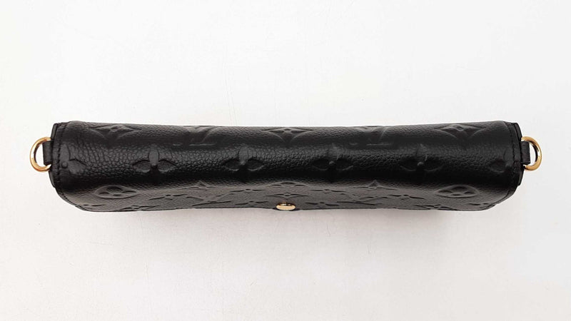 Louis Vuitton Pochette Félicie In Black Monogram Empreinte Leather Fw12loxzdu
