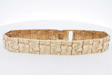 10k Yellow Gold Nugget Bracelet 29.5 Grams 8 Inch Eb0826lcxzsa