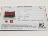 Louis Vuitton Twice Pochette Cherry Red Leather Brown Monogram Crossbody Bag Do0525sxzde