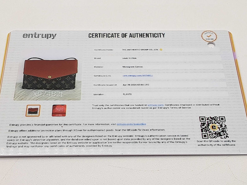Louis Vuitton Twice Pochette Cherry Red Leather Brown Monogram Crossbody Bag Do0525sxzde