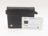 Burberry Monogram Trifold Embossed Black Wallet Sd0825lzxsa
