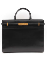 Yves Saint Laurent Black Leather Manhattan Tote Bag Eb0424exzsa